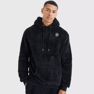 Boxy Large Scale Varsity Hoodie